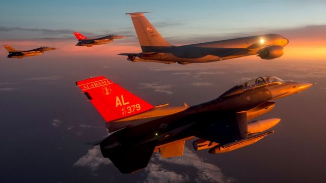 Alabama Air National Guard's 'Red Tails' Flaunt New Fighter Jets (1)