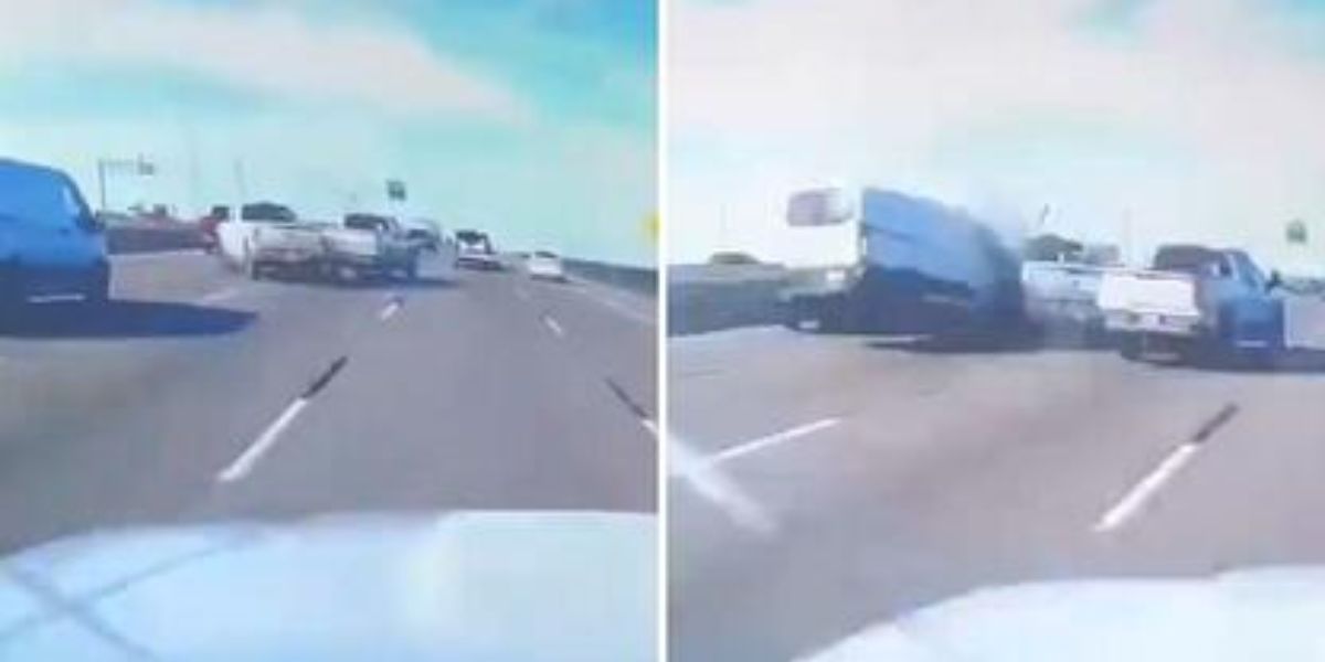 Highway Havoc Truck's Braking Maneuver Results in Pileup on I-30 in Dallas