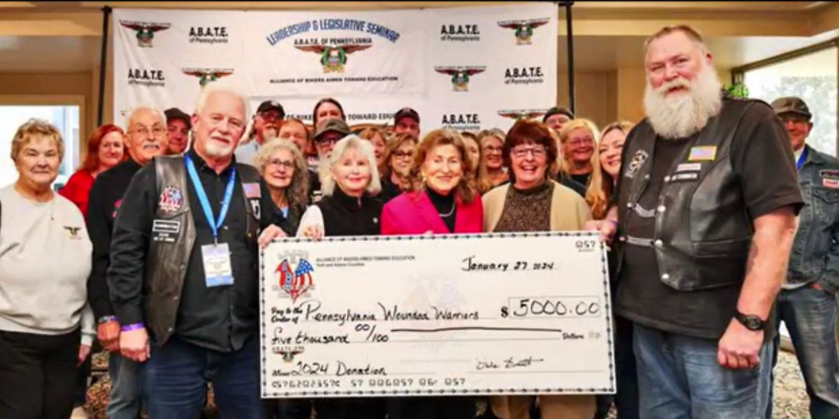 Pennsylvania Wounded Warriors Honored with $5K Donation from ABATE